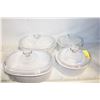 Image 1 : SET OF 4 BAKING DISHES WITH LIDS