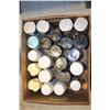 Image 1 : BOX LOT FULL SPRAY PAINTS ASSORTED COLORS
