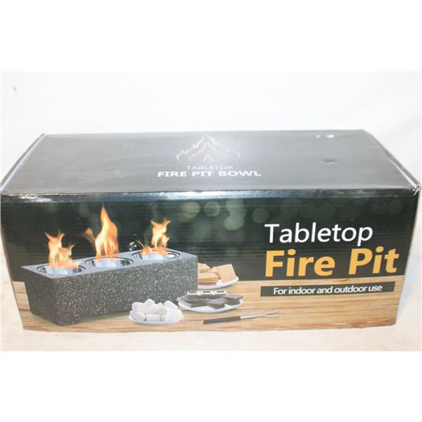 NEW CONCRETE TABLETOP FIRE PIT, 3