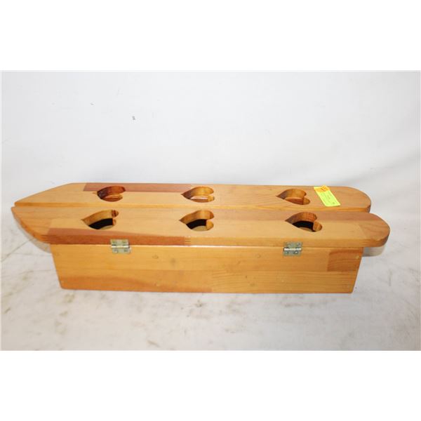 HANDMADE WOODEN HEART TRINKET SHELF