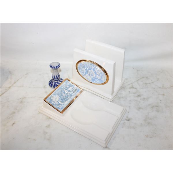 1980 CIRCA HERSHEY MOLDS 2-SPOON REST +