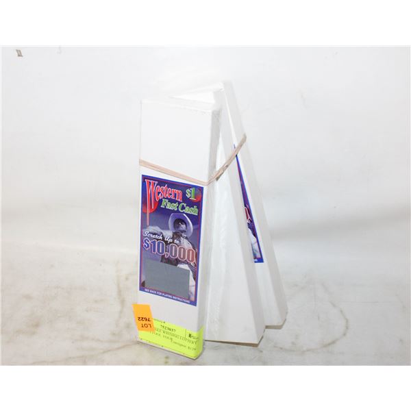 3 BOXES FAKE WINNING LOTTERY TICKETS FOOL YOUR