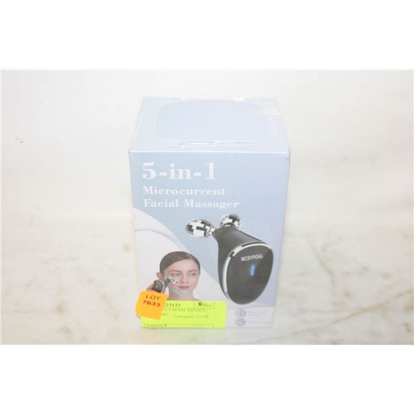 MICROCURRENT FACIAL DEVICE, 5-IN-1 SKIN CARE
