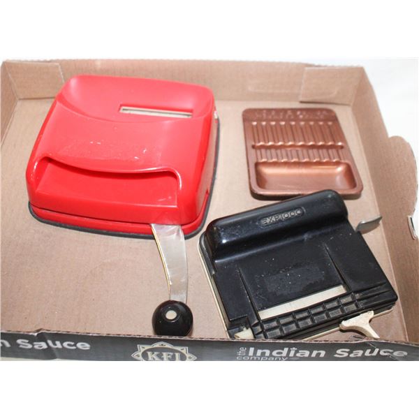 LOT OLD CIG MACHINES & VOGUE SENIOR TOBACCO