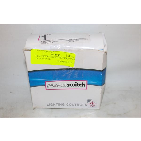 SENSOR SWITCH MINI LOW BAY 360 LENS DRIVER