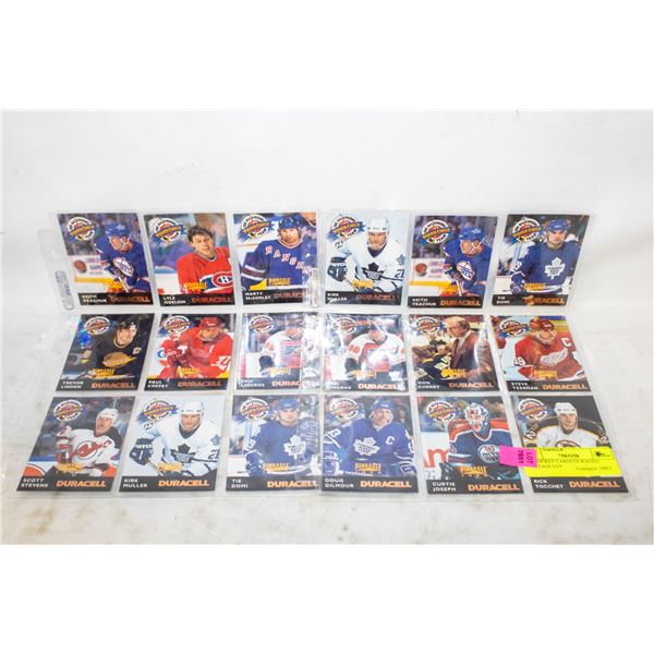 18 HOCKEY CARDS DURACELL VINTAGE LOT