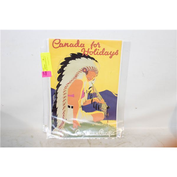 CANADA FOR THE HOLIDAYS PRINT