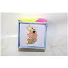 Image 1 : NEW BUNNY RHINESTONE FILLED PINK