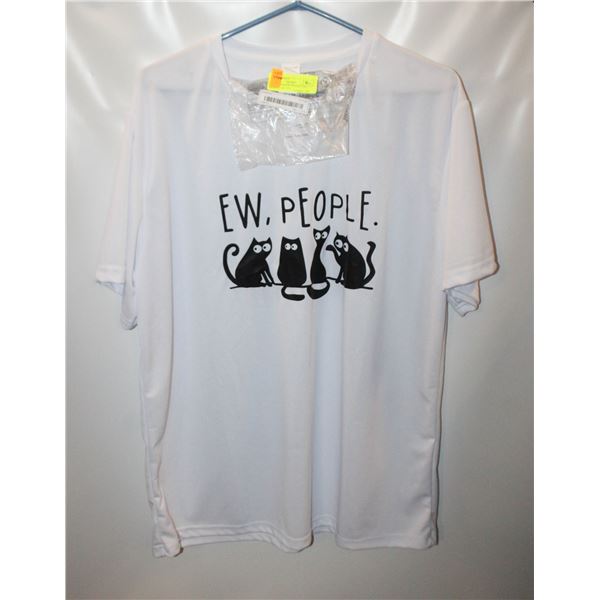 NEW “EWWWWW PEOPLE” CAT MENS TSHIRT XXL