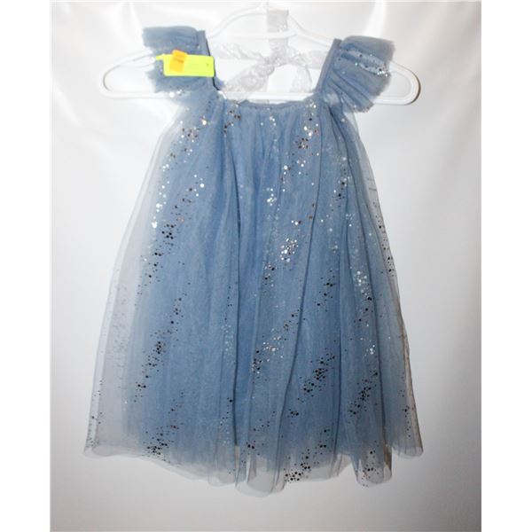 NEW GIRLS SUMMER TULLE SPARKLY DRESS SIZE 4-5YR