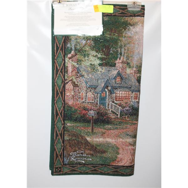 THOMAS KINKADE WALL HANGING 27" X 27"