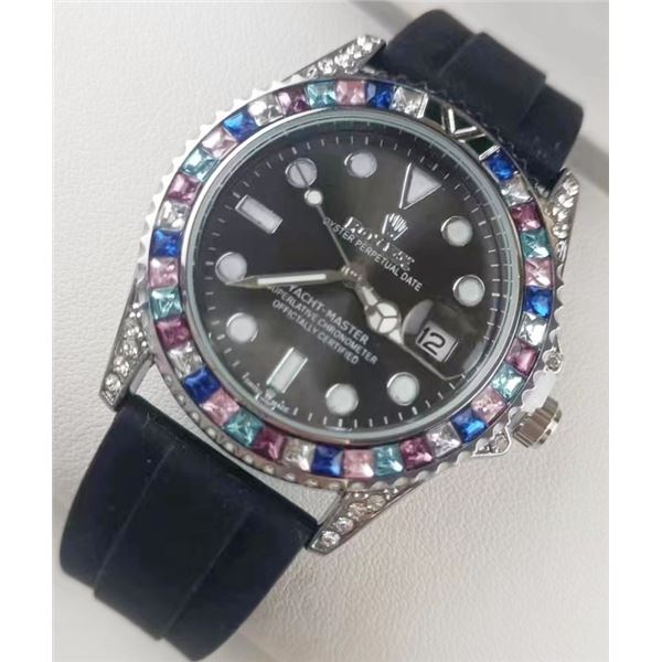 NEW ROLEX REPLICA QUARTZ "YACHT MASTER" WATCH