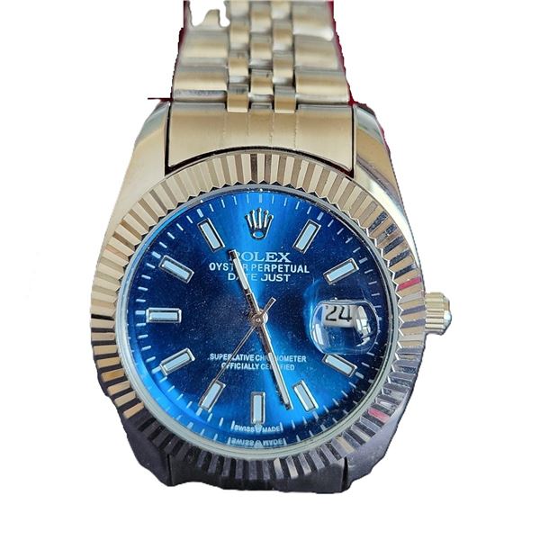 NEW REPLICA ROLEX "DATE JUST" QUARTZ WATCH