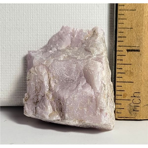 8)  NATURAL PINK KUNZITE 27.9 GRAMS