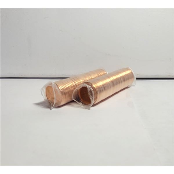 23)  LOT OF 2 COMPLETE ROLLS OF