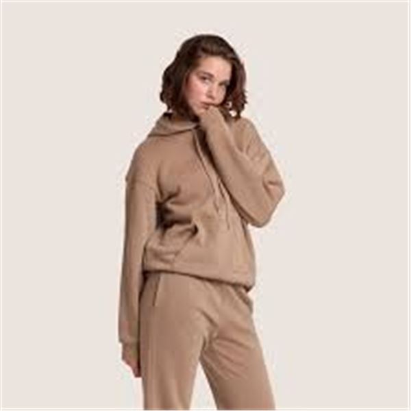 NEW WOMENS LAZYPANTS KNIT HOODIE LARGE