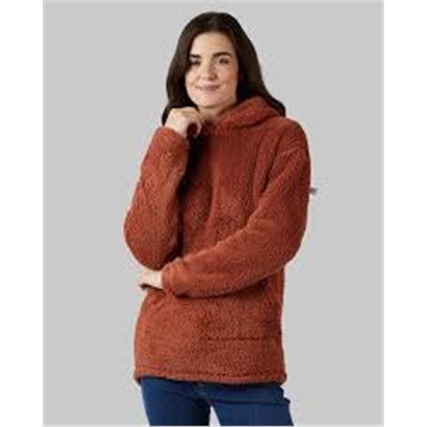 NEW WOMENS 32 DEGREE HEAT SHERPA PULL OVER MEDIUM