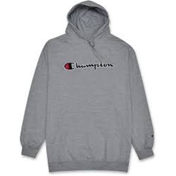 NEW BOYS CHAMPION GREY HOODIE XL