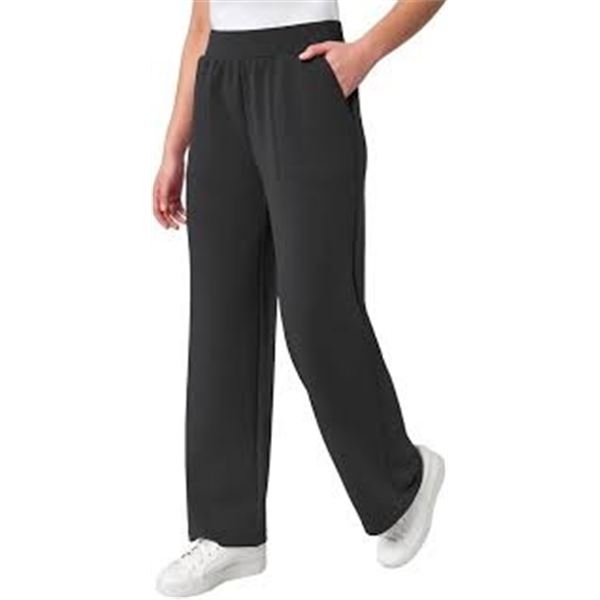 NEW WOMENS MONDETTA WARP KNIT PANTS LARGE