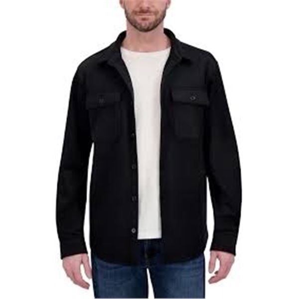 NEW KIRKLAND SHIRT JACKET BLACK XL