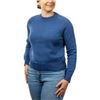 Image 1 : NEW WOMENS CALVIN KLEIN BLUE CREW SWEATER LARGE