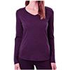 Image 1 : NEW WOMENS SEGMENTS MERINO TOP PURPLE XL