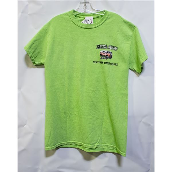 NEW WITH TAGS BUBBA GUMP GREEN SMALL SHIRT