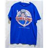 Image 1 : NEW W/TAGS MED BUBBA GUMP TIMES SQUARE BLUE SHIRT