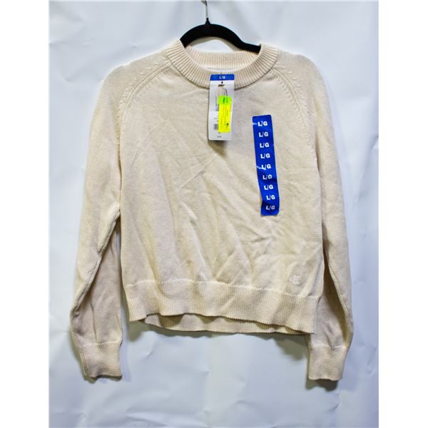NEW CALVIN KLEIN CREWNECK CROPPED SWEATSHIRT