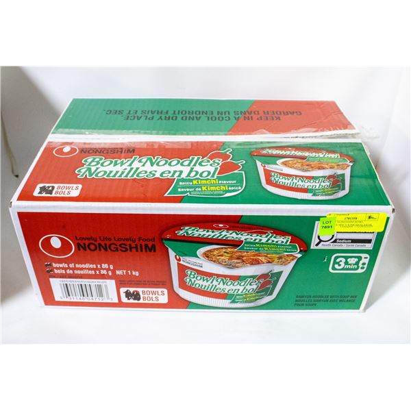 11 PK OF NONGSHIM BOWL NOODLES SPICY KIMCHI FLAVOR