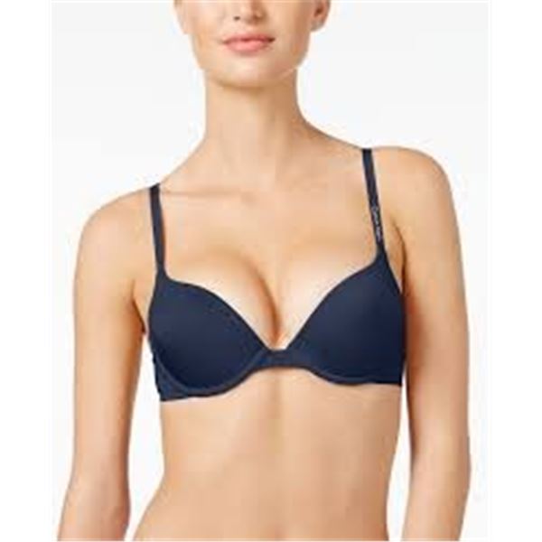 NEW 2 PK CALVIN KLEIN WOMENS PUSH UP BRA SIZE 38 D