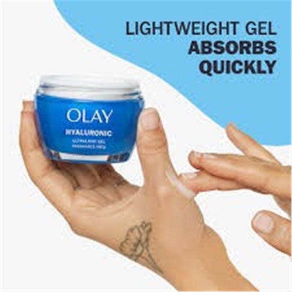 NEW 2 PK OF OLAY HYALURONIC ULTRA GEL MOISTURIZER