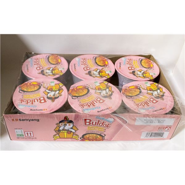 BRAND NEW 6 PK OF SAMYANG BULDAK SPICY RAMEN