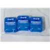 Image 1 : BAG OF 3 ORAL B ADVANCED FLOSS CLEAN MINT, 6 X 40M