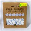 Image 1 : RECYCO 12 PC SWEDISH DISHCLOTHS, 70% CELLULOSE &