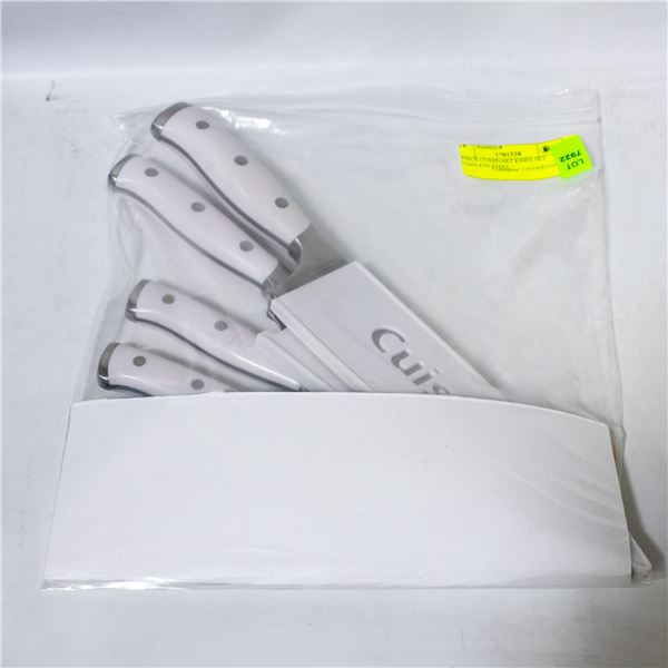 5 PIECE CUISINART KNIFE SET STAINLESS STEEL