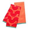 Image 1 : NEW 2PK OF CARO KIDS BEACH TOWEL RED 27 X 50"