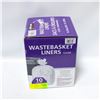 Image 1 : KIRKLAND WASTEBASKET LINERS CLEAR 10 GALLON