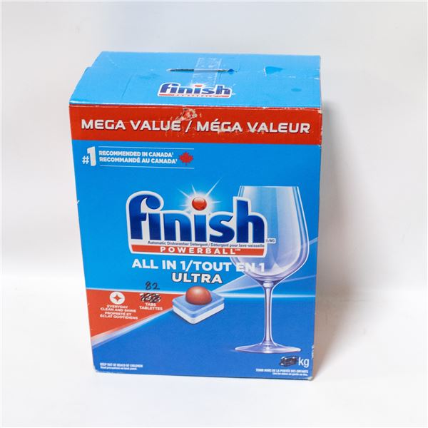BOX OF 82 FINISH POWERBALL ULTRA DISHWASHER SOAP