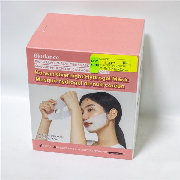 PACK OF 19 BIODANCE KOREAN OVERNIGHT HYDROGEL MASK