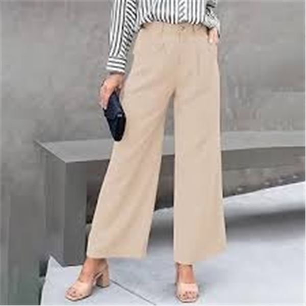 NEW WOMENS ANSICH CROPPED PANTS LARGE
