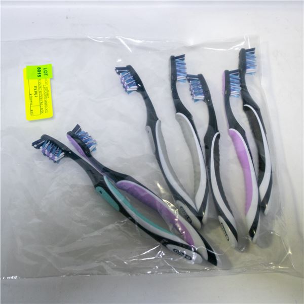 NEW 7 PK ORAL-B CROSS ACTION TOOTHBRUSHES SOFT