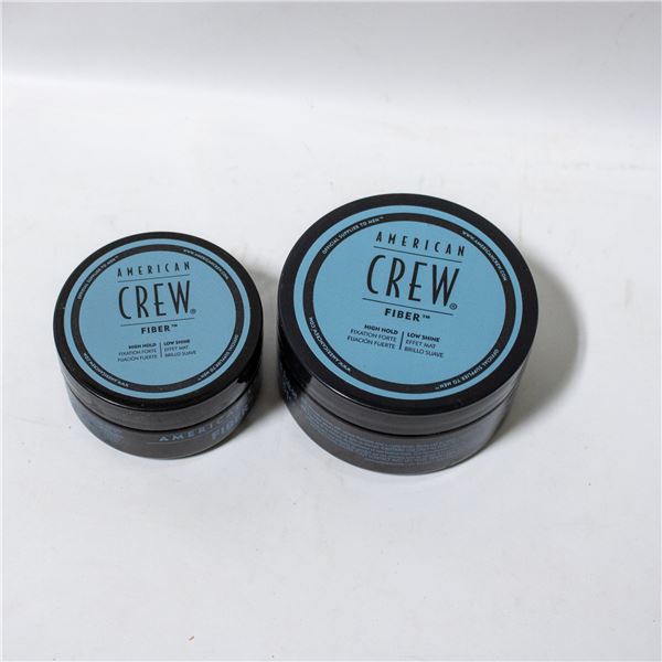 2 PK OF AMERICAN CREW FIBER MENS HAIR STYLING WAX