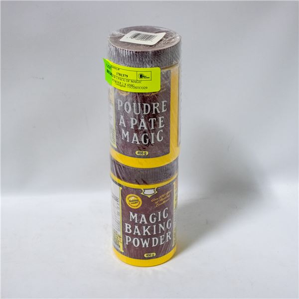 BRAND NEW 2 PACK OF MAGIC BAKING POWDER 2 X 450G