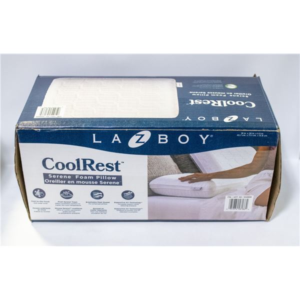 LAZY BOY COOLREST SERENE FOAM PILLOW QUEEN SIZE