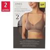 Image 1 : NEW 2 PK OF JONES WOMENS SMOOTH COMFORT BRA SIZE S