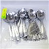 Image 1 : 36 PC TRAMONTINA PRO LINE OVAL SOUP SPOONS SILVER
