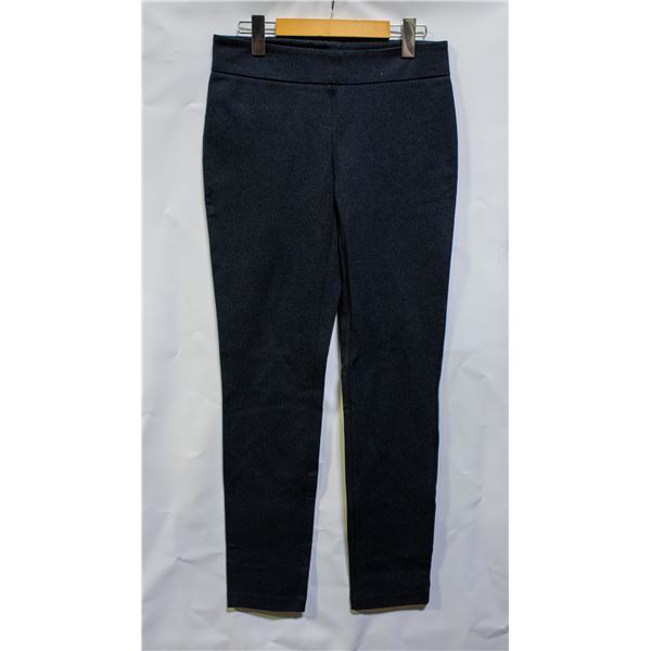 NEW BLACK AND BLUE MARBLED STRETCH DRESS PANTS