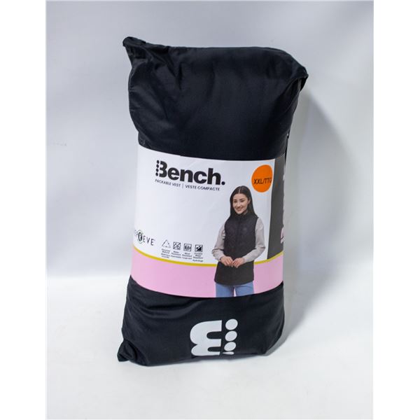 NEW BENCH PACKABLE VEST SIZE XXL