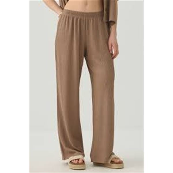 NEW WOMENS LAZYPANTS KNIT PANTS BROWN MEDIUM
